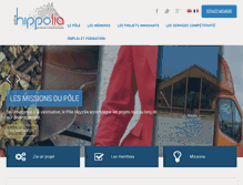 Tablet Screenshot of pole-hippolia.org